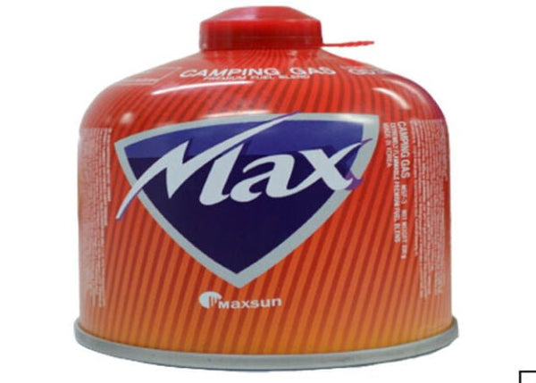 Camptrek Max 230g Butane Gas Cartridge | Threaded Valve, High Performance Fuel | Perfect for Backpacking and Hiking Stoves