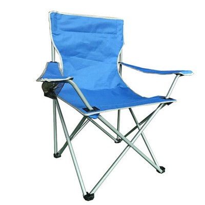 Camptrek Ozark Folding Camping Chair (Astd) - Padded Seat, Cup Holder, Durable Steel Frame - Essential for Camping, Picnics, and Events