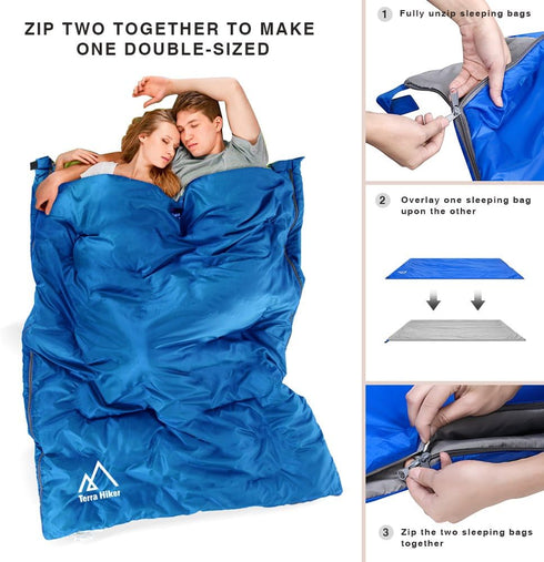 Camptrek Tierra Sleeping Bag, Sleeping Bag 2.5 Kg
