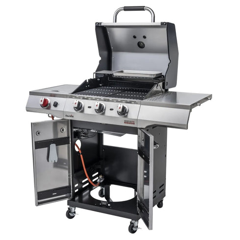 Char-Broil Advantage PRO S 3 Gas Grill, Stainless Steel 3-Burner BBQ with 900 C Sear Burner and TRU-Infrared