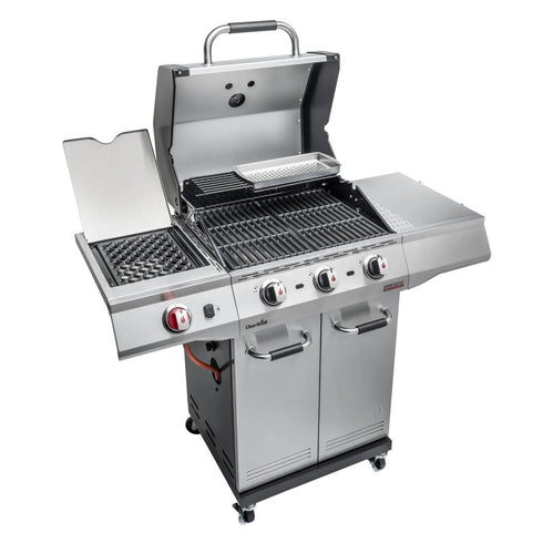 Char-Broil Advantage PRO S 3 Gas Grill, Stainless Steel 3-Burner BBQ with 900 C Sear Burner and TRU-Infrared
