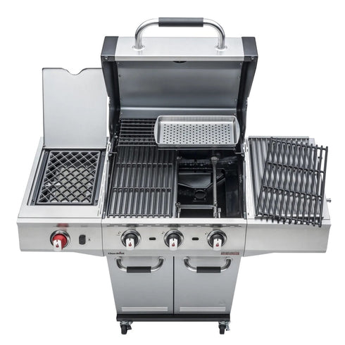 Char-Broil Advantage PRO S 3 Gas Grill, Stainless Steel 3-Burner BBQ with 900 C Sear Burner and TRU-Infrared