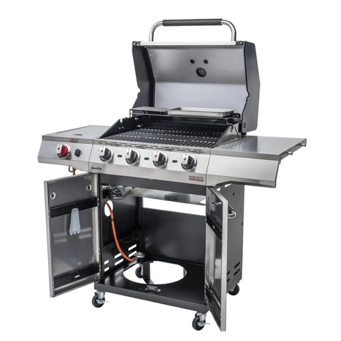 Char-Broil Advantage PRO S 4 Gas Grill, Stainless Steel 4-Burner BBQ with 900 C Sear Burner and TRU-Infrared
