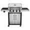 Char-Broil Convective 440 S Gas Grill, 4-Burner Stainless Steel BBQ with Side Burner and Cast Iron Grates