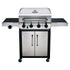 Char-Broil Convective 440 S Gas Grill, 4-Burner Stainless Steel BBQ with Side Burner and Cast Iron Grates