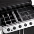 Char-Broil Convective 640 B XL Gas Grill, 6-Burner BBQ with Sear Zone, Side Burner and Cast Iron Grates