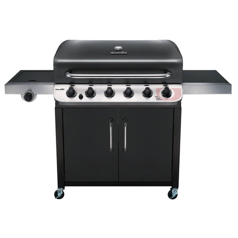 Char-Broil Convective 640 B XL Gas Grill, 6-Burner BBQ with Sear Zone, Side Burner and Cast Iron Grates