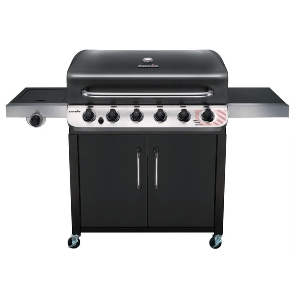 Char-Broil Convective 640 B XL Gas Grill, 6-Burner BBQ with Sear Zone, Side Burner and Cast Iron Grates