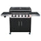 Char-Broil Convective 640 B XL Gas Grill, 6-Burner BBQ with Sear Zone, Side Burner and Cast Iron Grates