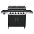 Char-Broil Convective 640 B XL Gas Grill, 6-Burner BBQ with Sear Zone, Side Burner and Cast Iron Grates