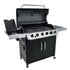Char-Broil Convective 640 B XL Gas Grill, 6-Burner BBQ with Sear Zone, Side Burner and Cast Iron Grates