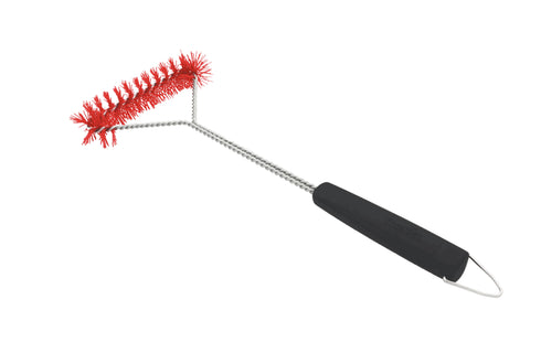 Char-Broil Cool-Clean 360 Grill Brush, Wire-Free Nylon BBQ Brush with Ceramic-Infused Bristles for Cold Grates