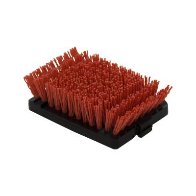 Char-Broil Cool-Clean Premium Brush Replacement Head, Wire-Free Ceramic-Infused Nylon Bristle Head for BBQ Brush