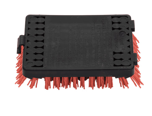 Char-Broil Cool-Clean Premium Brush Replacement Head, Wire-Free Ceramic-Infused Nylon Bristle Head for BBQ Brush