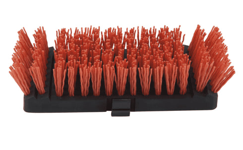 Char-Broil Cool-Clean Premium Brush Replacement Head, Wire-Free Ceramic-Infused Nylon Bristle Head for BBQ Brush