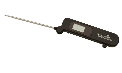 Char-Broil Digital BBQ Thermometer, Folding Probe Meat Thermometer with Easy-Read LCD Display for Grilling
