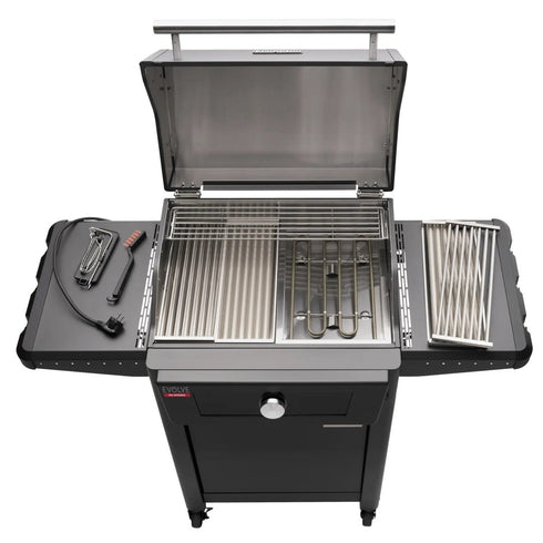 Char-Broil EVOLVE Electric Smart Grill, App-Controlled Electric BBQ with Two Zones 90 to 370 C and Auto Clean