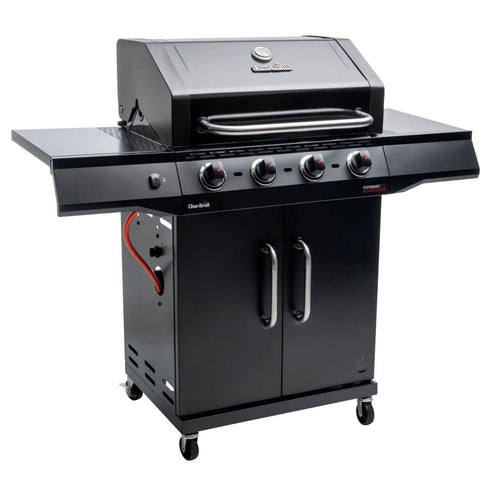 Char-Broil Professional CORE B 4 Gas Grill, 4-Burner BBQ with Side Burner, TRU-Infrared and LED Control Knobs