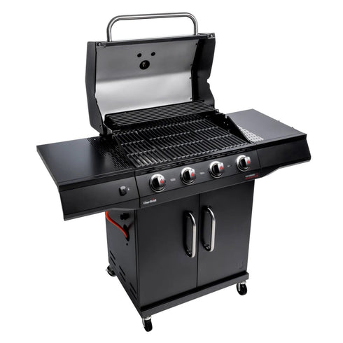 Char-Broil Professional CORE B 4 Gas Grill, 4-Burner BBQ with Side Burner, TRU-Infrared and LED Control Knobs