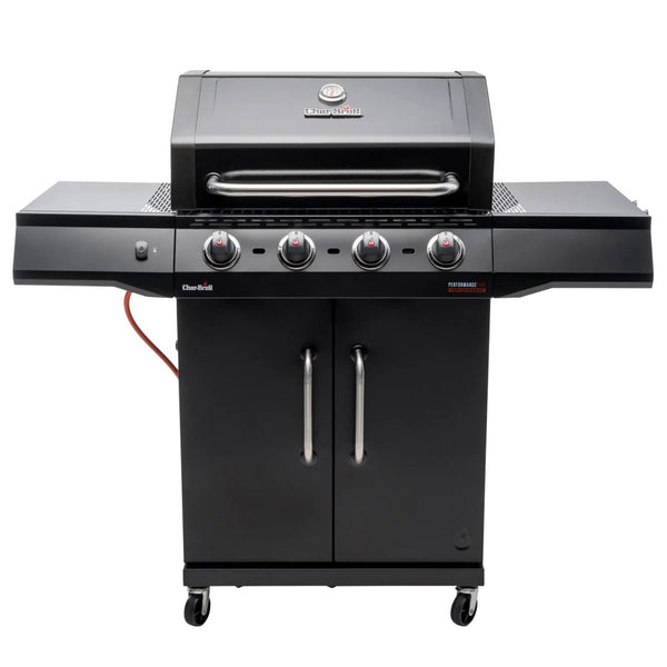 Char-Broil Professional CORE B 4 Gas Grill, 4-Burner BBQ with Side Burner, TRU-Infrared and LED Control Knobs