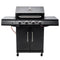 Char-Broil Professional CORE B 4 Gas Grill, 4-Burner BBQ with Side Burner, TRU-Infrared and LED Control Knobs