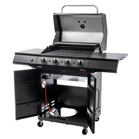 Char-Broil Professional CORE B 4 Gas Grill, 4-Burner BBQ with Side Burner, TRU-Infrared and LED Control Knobs