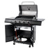 Char-Broil Professional CORE B 4 Gas Grill, 4-Burner BBQ with Side Burner, TRU-Infrared and LED Control Knobs