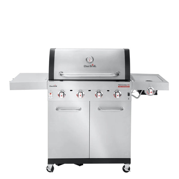 Char-Broil Professional PRO S 4 Gas Grill, Stainless Steel 4-Burner BBQ with 900 C Sear Burner and TRU-Infrared
