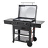 Char-Broil Versa-Tile Gas Griddle Grill, 2-Burner Plancha with Grill Grate and Pizza Oven Tiles, 70 x 50 cm