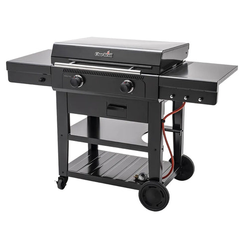Char-Broil Versa-Tile Gas Griddle Grill, 2-Burner Plancha with Grill Grate and Pizza Oven Tiles, 70 x 50 cm