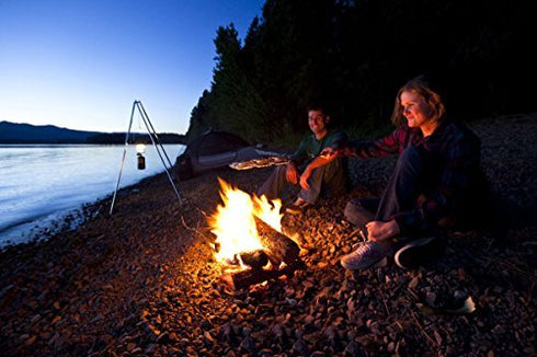 Coghlans 9340 Tripod Grill with Lantern Hanger - Versatile Grill with Built - In Lantern Hook