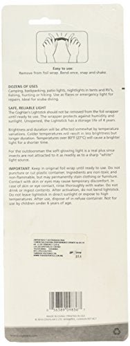 Coghlans Lightsticks Pack of 2 - Glow - in - the - Dark Sticks for Nighttime Visibility