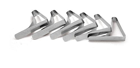 Coghlans Spring Steel Tablecloth Clamps - Strong & Adjustable Clamps to Keep Tablecloths in Place