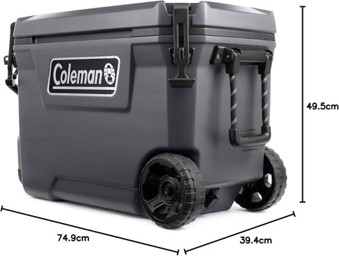 Coleman Convoy Wheeled Cooler Box 66L/65QT Black