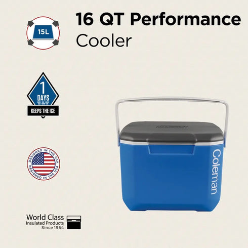 Coleman Cooler 15L/16Qt Performance Tri Cooler