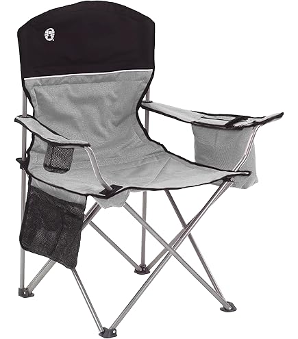 Coleman Cooler Quad Chair - Portable Seating with Built - In Cooler for Convenience