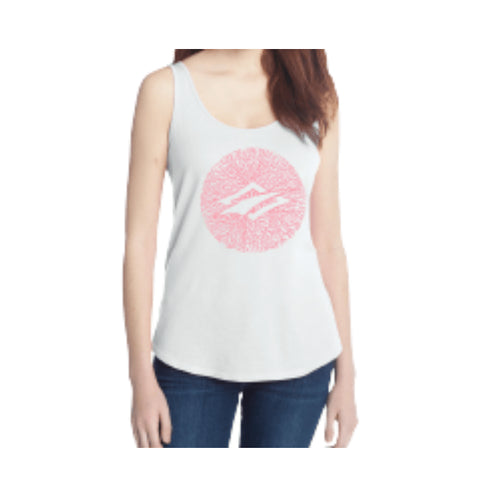 Coral Circle Swing Tank Lightweight Tank Top for Watersports.