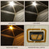 Core 10 Person Lighted Instant Pyramid Tent 16 x 9 ft, Family Cabin Tent with Built-In LED Lights