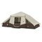 Core 10 Person Lighted Instant Pyramid Tent 16 x 9 ft, Family Cabin Tent with Built-In LED Lights