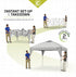 Core 10 x 10 Instant Camping Canopy - Spacious and Portable Shade Shelter