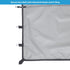 Core 10 x 10 Sun Wall Accessory Panel - Extendable Sun Protection for Canopies