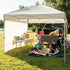 Core 10 x 10 Sun Wall Accessory Panel not entire canopy.– Extendable Sun Protection for Canopies, Easy Attachment