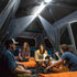 Core 12 Person Lighted Instant Cabin Tent 18 x 10 – Bright and Spacious Family Tent with Built - in LED Lighting