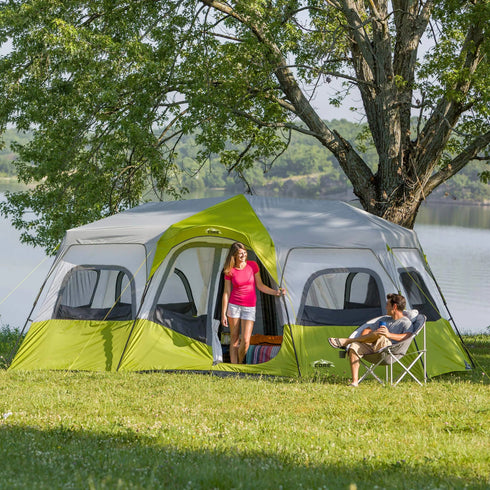 Core 12 Persons Instant Cabin Tent 18 x 10 – Ultimate Family Camping Tent, 60 Second Setup