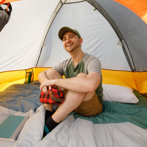 Core 3 Person Dome Tent 7 x 7 ft, Lightweight Camping Tent with H2O Block Weather Protection and Mesh Ceiling