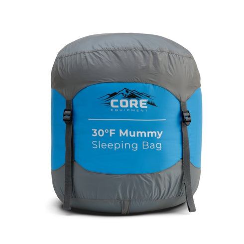 Core 30 Degree Mummy Sleeping Bag - Compact and Warm Shelter