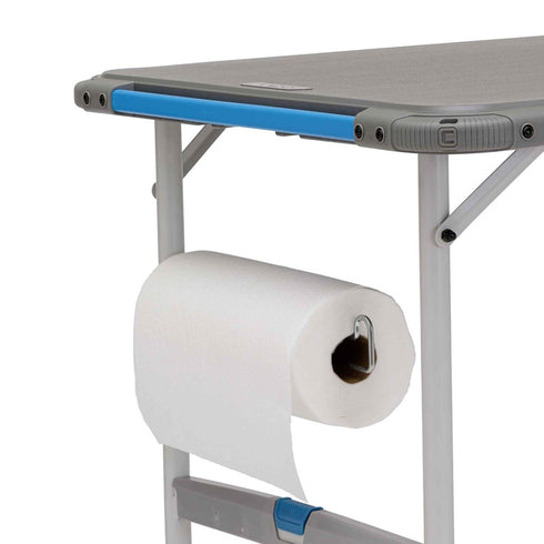 Core 4 Foot Outdoor Folding Table with FlexRail - Adjustable and Portable Table