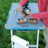 Core 4 Foot Outdoor Folding Table with FlexRail - Adjustable and Portable Table