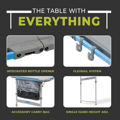 Core 4 Foot Tailgating Folding Table - Compact and Functional for Events
