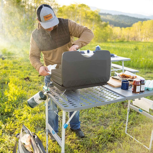 Core 4 Foot Tailgating Folding Table – Compact and Functional for Events and Outdoor Parties